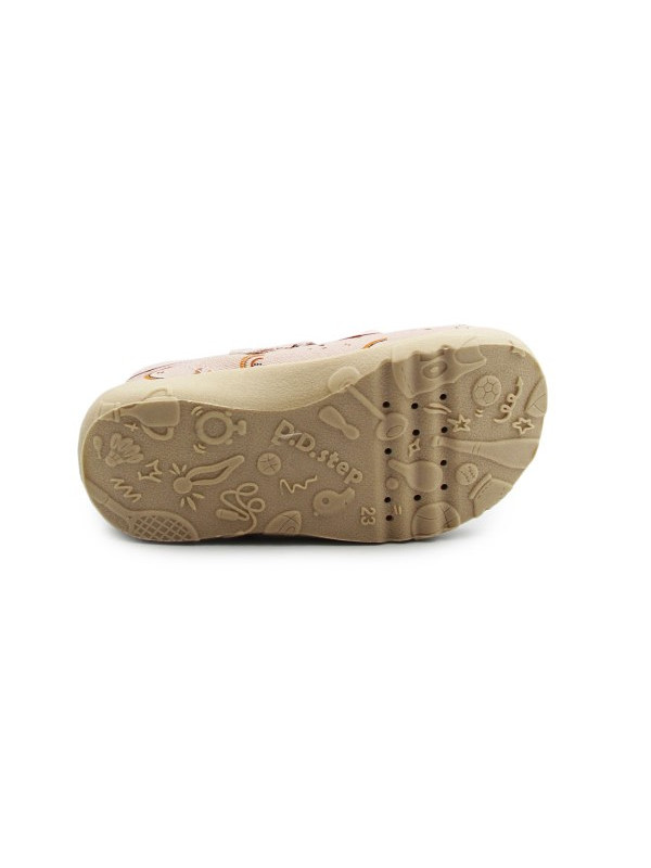 Buty Do Przedszkola Dla Dziewczynki Pudrowy Róż Barefoot DD STEP C086-61991 Baby Pink