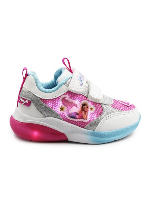 Buty Dla Dziewczynki Na Wiosnę Świecące Różowo Białe Mermaid Magic Primigi 1485100