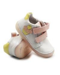 Buty Dla Dziewczynki Błyszczące Srebrne DD STEP S070-61798A White