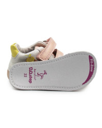 Buty Dla Dziewczynki Błyszczące Srebrne DD STEP S070-61798A White