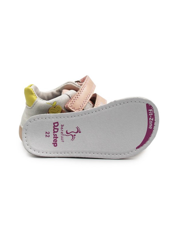 Buty Dla Dziewczynki Błyszczące Srebrne DD STEP S070-61798A White