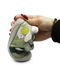 Wiosenne Buty Dziecięce Na Rzep Barefoot DD STEP S070-61995B Mocha