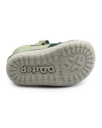 Wiosenne Buty Dziecięce Na Rzep Barefoot DD STEP S070-61995B Mocha