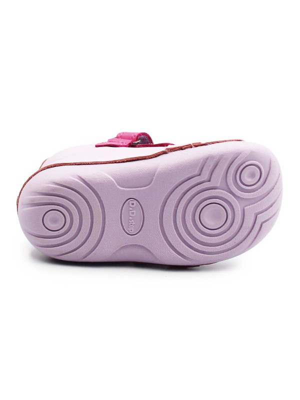 Fioletowe Buty Dla Dziewczynek Na Wiosnę z Kotkiem DD STEP S015-61267 Daisy Pink