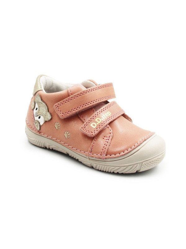 Buty Na Wiosnę Dla Dziewczynki Na Rzep DD STEP S082-61703C Strawberry