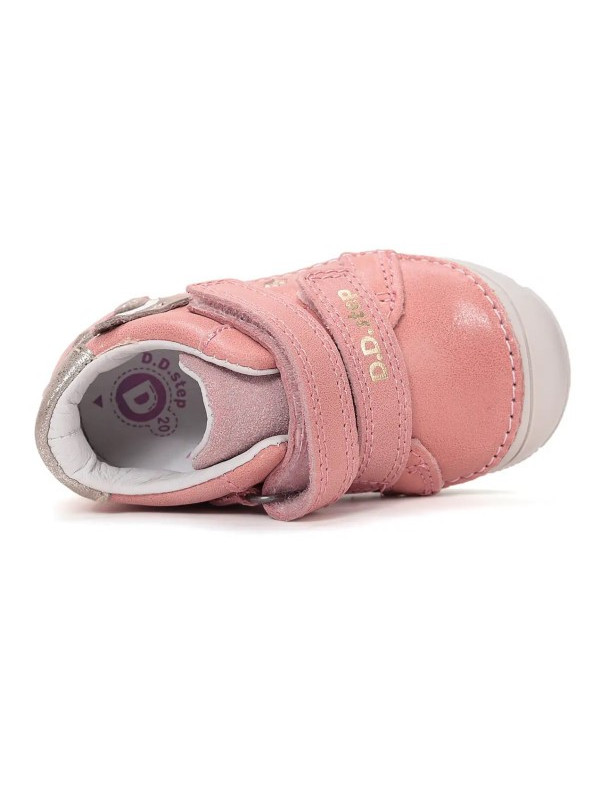 Buty Na Wiosnę Dla Dziewczynki Na Rzep DD STEP S082-61703C Strawberry