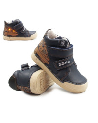 Chłopięce Buty Na Wiosnę LED Świecące DD STEP Royal Blue A068-52151AM