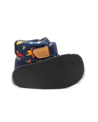 Buty z Membraną Ocieplane Dla Chłopca w Dinozaury Barefoot Ameko Elon Dino
