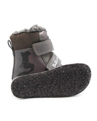 Dziewczęce Buty Na Zimę Ocieplane Świecące w Ciemności Syrenki DD STEP Dark Grey W063-52263AM