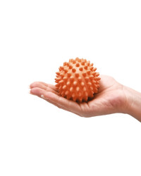 Piłeczka Rehabilitacyjna Z Kolcami Do Ćwiczeń Masażu Rehabilitacja Masaż Stóp Armedical 9 cm Czerwona