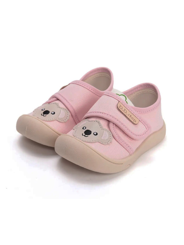 Różowe Kapcie Do Przedszkola Dla Dziewczynki z Misiem DD STEP C100-61963D