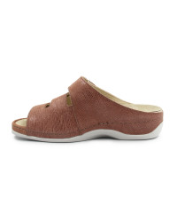 Klapki damskie ze skóry naturalnej dla seniorek Berkemann franziska 01007-154