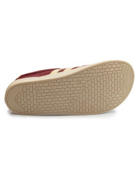 Półbuty barefoot dla  kobiet na wiosnę ze skóry naturalnej Helios 469 c. wiśnia