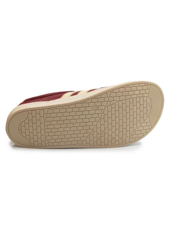 Półbuty barefoot dla  kobiet na wiosnę ze skóry naturalnej Helios 469 c. wiśnia