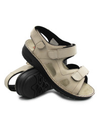 Sandały damskie dla seniorek na lato szerokie Berkemann Lisabella 03121-712