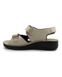 Sandały damskie dla seniorek na lato szerokie Berkemann Lisabella 03121-712