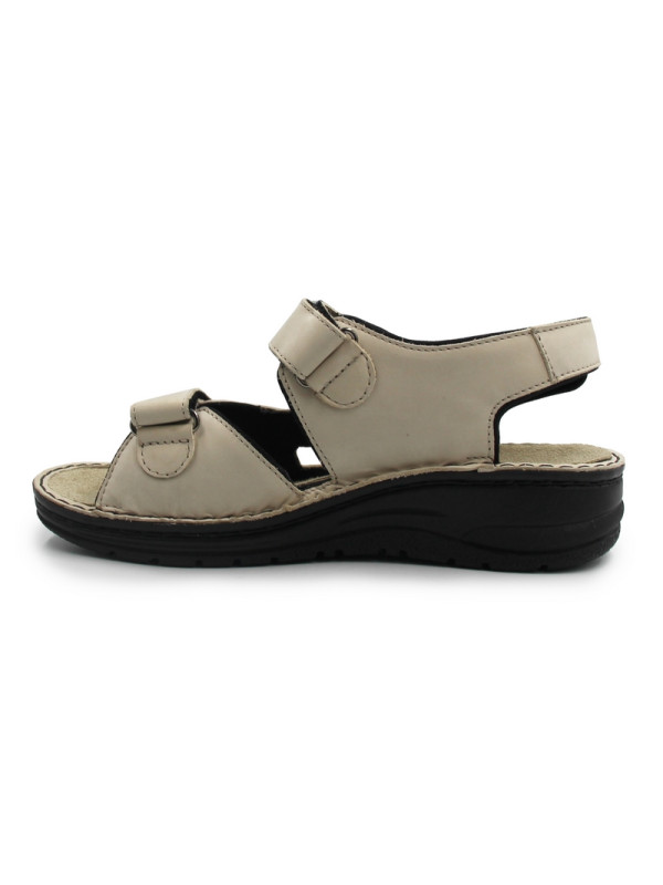Sandały damskie dla seniorek na lato szerokie Berkemann Lisabella 03121-712