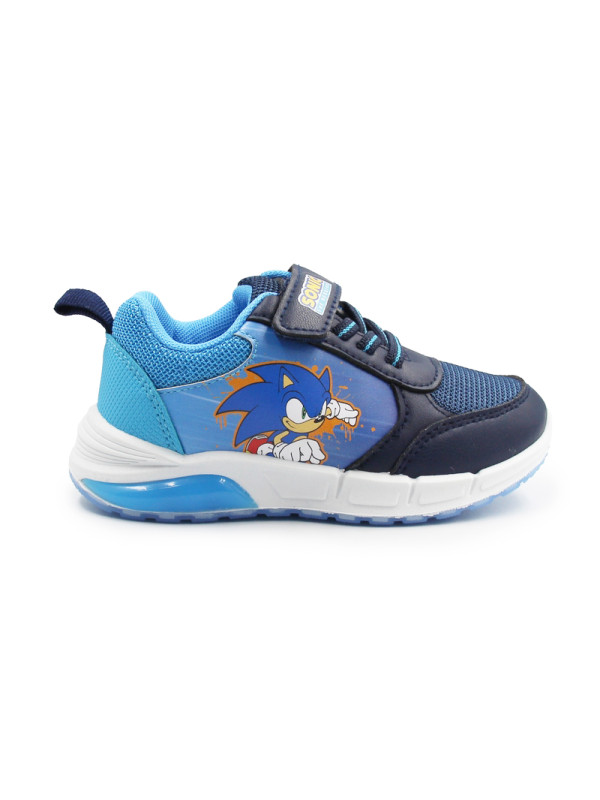 Granatowo-Niebieskie Sneakersy Chłopięce Sonic Świecące LED BARTEK 87060-16