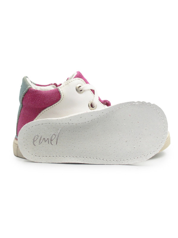 Trzewiki dla dziewczynki ze skóry naturalnej na wiosnę Emel e 2630-12