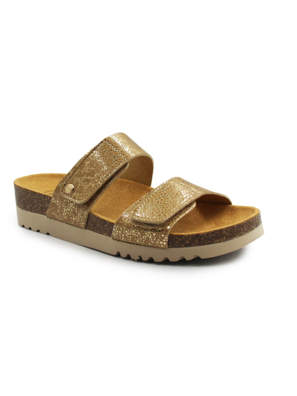 Klapki Damskie Na Lato Złote Scholl Lusaka 2.0 Med mf008791027