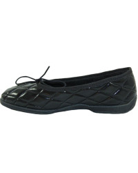 Damskie Eleganckie Baleriny Fargeot Barbara Noir